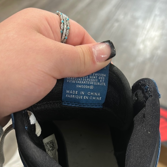 Nike Air Jordan 1 Retro High OG Blue Black Sneakers - Picture 10 of 12